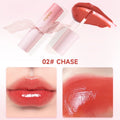 Hydrating 3D Glossy Lip Gloss&Lipstick,Water Gloss Mirror Lip Glaze, Long Lasting,Non-Sticky,High Gloss Effect, For Eyes,Cheeks Qme 02