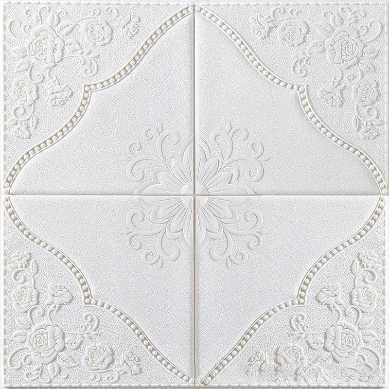 Ceiling Roof Decoration Wallpaper Self-adhesive Bedroom 3D Three-dimensional Waterproof Background Wall Wallpaper Qme