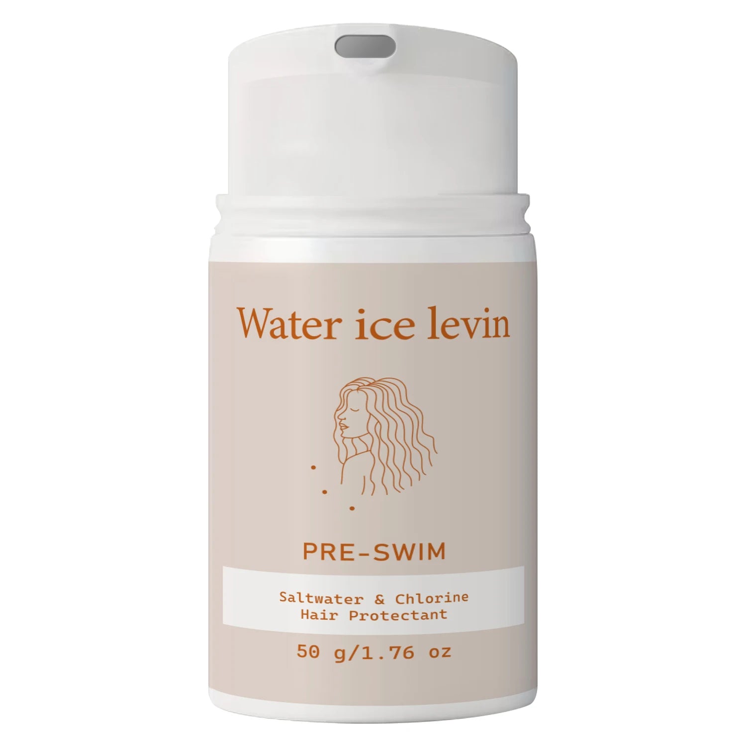 Water Ice Levin Pre-Swim Hair Protectant 50g Keratin Biotin Collagen Block Saltwater Chlorine Smooth Supple Hair Care Cream Qme Smoothing & Straightening