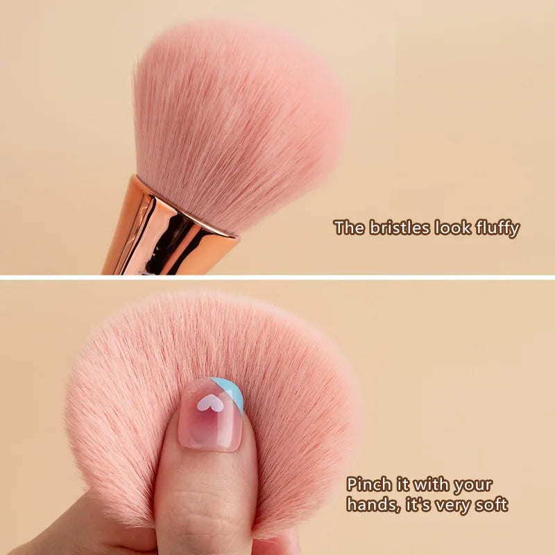 Small Waist Loose Powder Brush Fluffy Soft Hair Blush Setting Beauty Qme