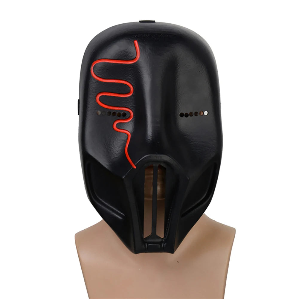 Youtube DJ Singer Sickick Mask Black Resin Internet Celebrity Singer Cosplay Mask Halloween Music Party Props Qme black