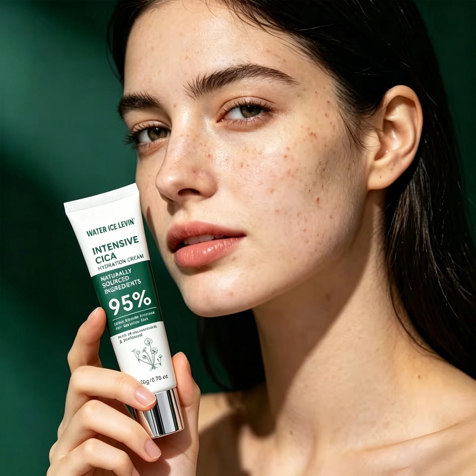 95% Natural Derived Cica Repair Lotion Madecassoside Panthenol Ultra Gentle Deep Hydration Soothe Sensitive Dry Skin Cream 20g Qme