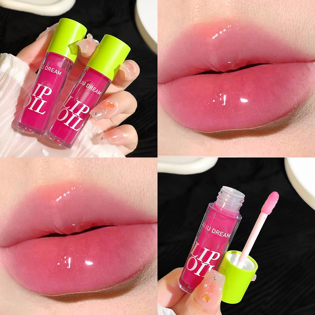 Lip Balm Oil Makeup Transparent Plumping Gloss Smooth Hydrated Qme 04