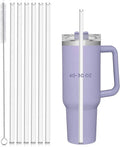 Reusable Straw Replacement Stanley Non-tipping Cups Plastic Straws Qme 6pcs