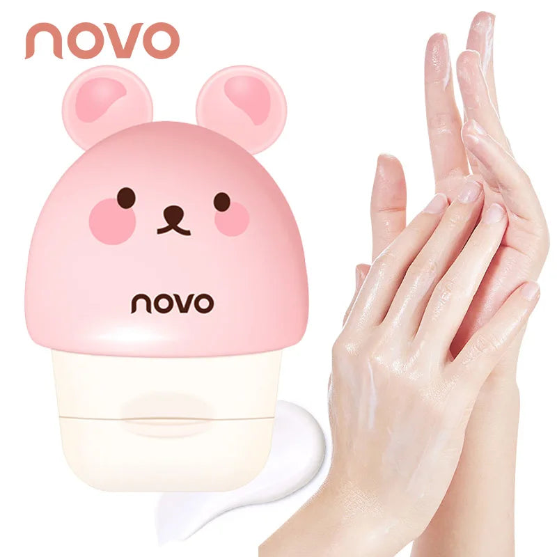 Bear Hyaluronic Acid Hand Cream - Deeply Moisturizing,Soothing, Non-Greasy,Fast Absorbing,Gentle And Non-Irritating Qme