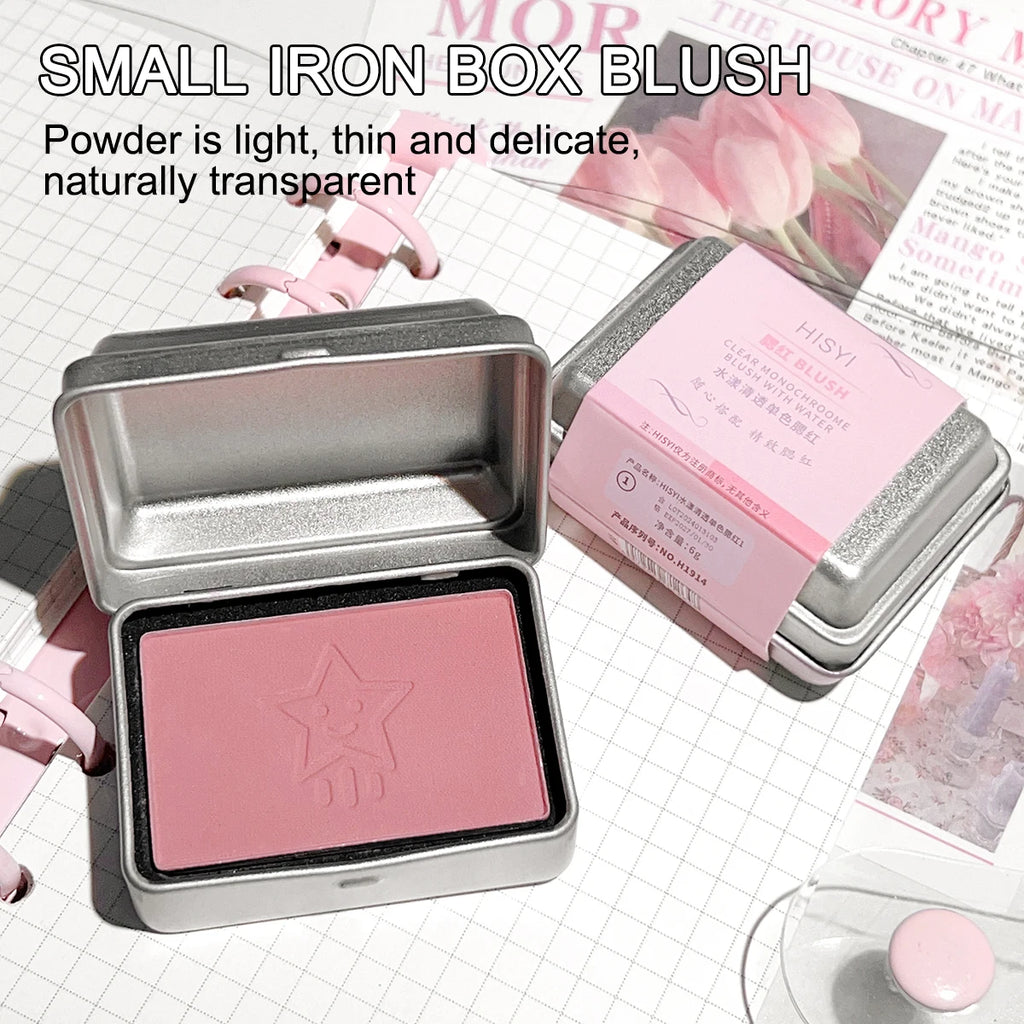 Korean Nude Pink Blush Makeup Sheer Lightweight Fresh White Glow Qme