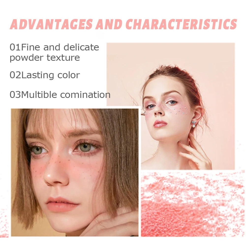 Korean Nude Pink Blush Makeup Sheer Lightweight Fresh White Glow Qme
