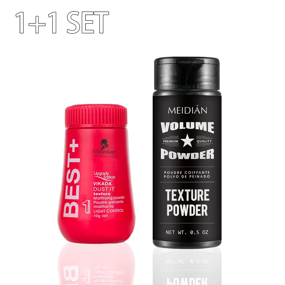 Volumizing Hair Styling Powder Oil Control Quick DIY-Friendly Qme 2 in set
