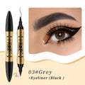 4 Splitted Head Eyebrow Pencil Long Last Smudge Proof Waterproof Sweat Proof High Pigmented Easy Apply Liquid Brow Makeup Pen Qme 9703-3