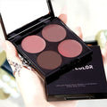 Matte Powder Blush Palette 4 Shades Vibrant Long-lasting Glow Smooth Qme 1 PC