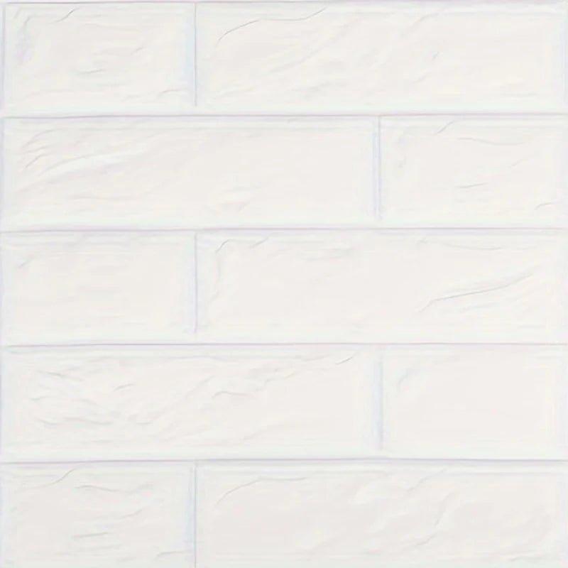 40Pcs 38.5X35cm Imitation Brick Wallpaper Self-adhesive Waterproof Moisture-proof Living Room Bedroom Wall Decoration Qme