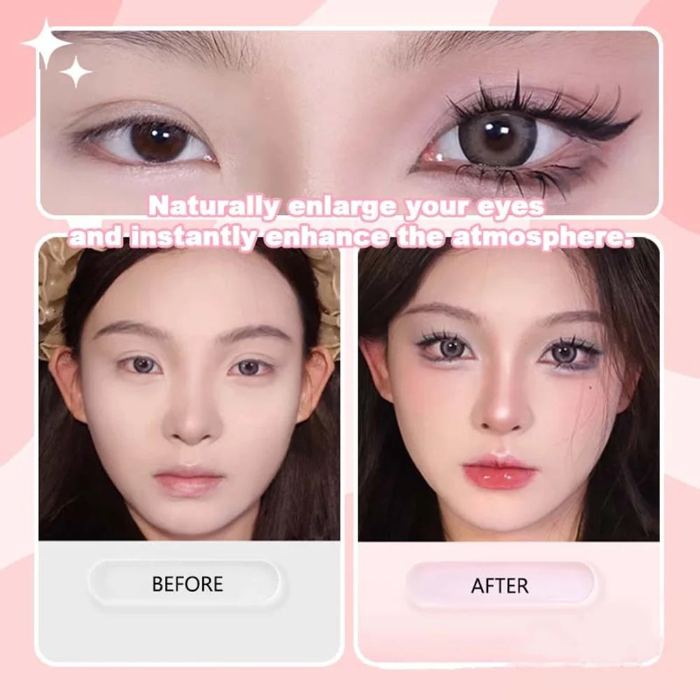 3D Wispy False Eyelashes DIY Self-adhesive In-glue Easy Apply Qme
