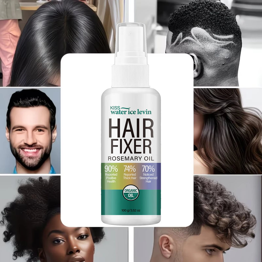 Water Ice Levin Rosemary Oil Hair Fixer Spray 100g Collagen Bee Venom Nourish Strengthen Hair Smooth Tame Frizzy Hair Mist Qme