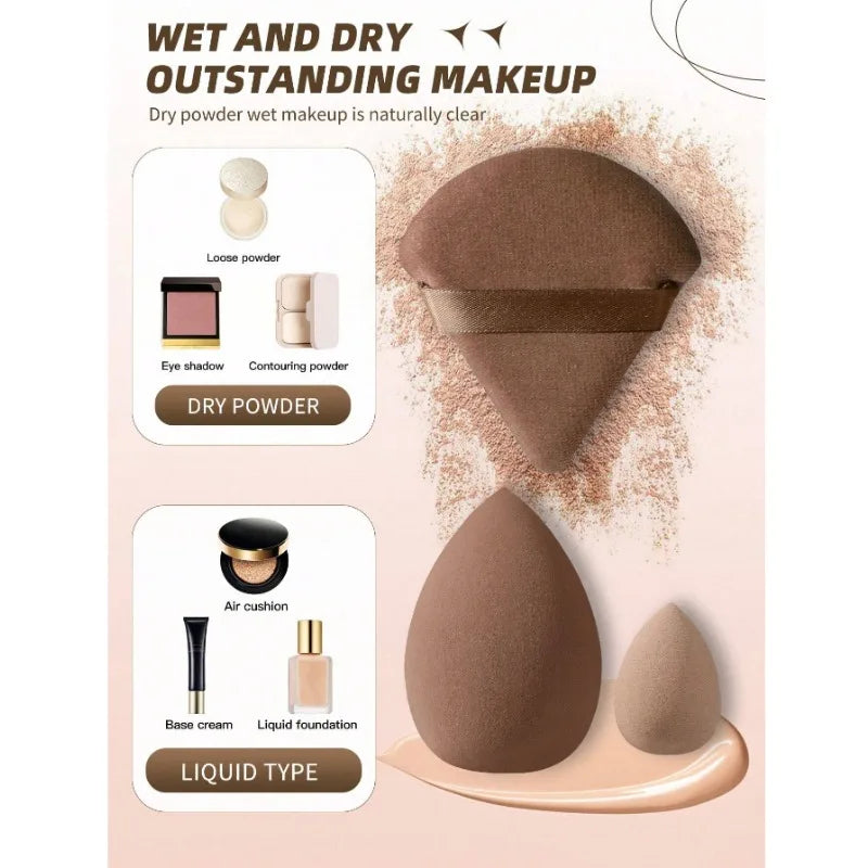 Makeup Sponge Suitable Cream Powder Concealer Loose Applicator Puff Qme
