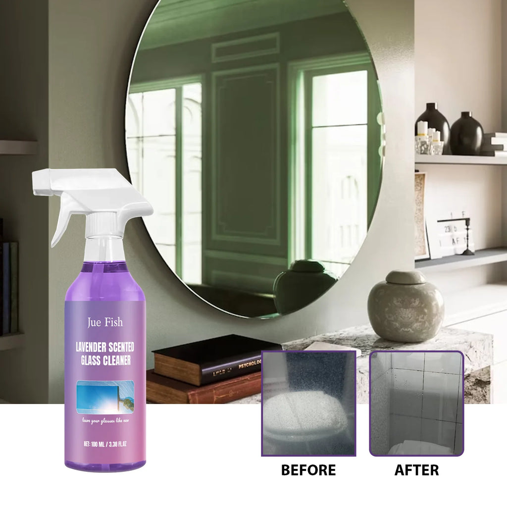 Glass Cleaning Spray Window Mirror Windshield Polishing Dirt Dust Oil Film Removal Water Spot Cleaner Anti Fog Glasses Cleaner Qme