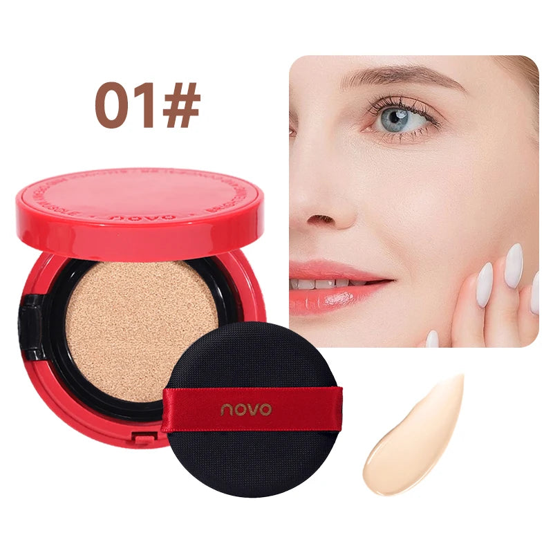 Long-Lasting Oil-Control Cc Cream And Bb Cream Air Cushion, Waterproof And Sweat-Proof, Concealer, Long-Lasting Pore Coverage Qme 01