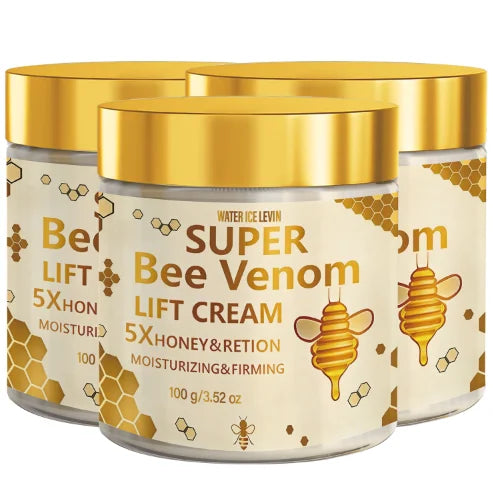 Super Bee Venom Lift Firming Face Cream, with Retinol & Hyaluronic Acid, Moisturizing Anti-Aging, Niacinamide Qme GOLD 100g