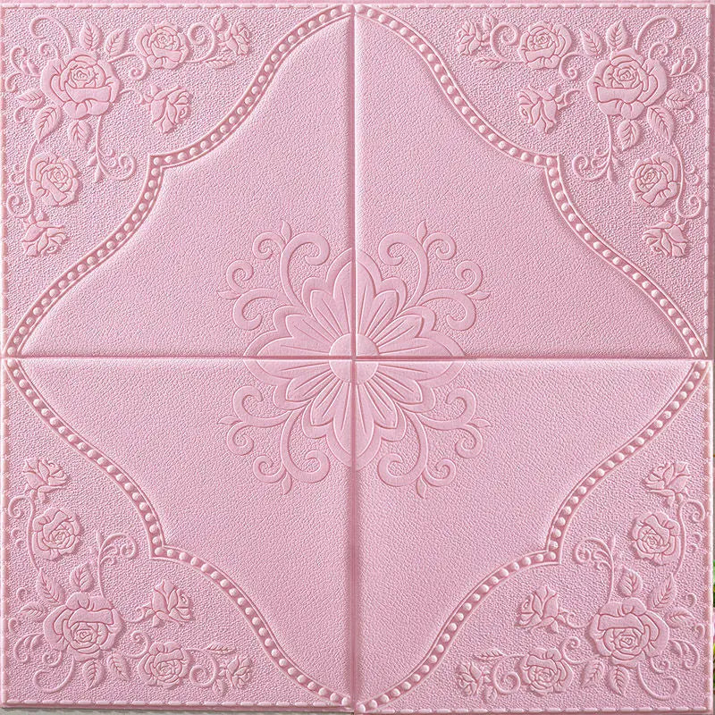 Ceiling Roof Decoration Wallpaper Self-adhesive Bedroom 3D Three-dimensional Waterproof Background Wall Wallpaper Qme
