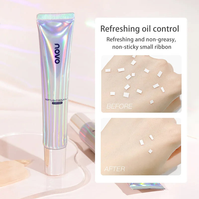 Hyaluronic Moisturizing Primer & Base Cream-For Face & Body, Long-Lasting, Non-Greasy, Evens Out Skin Tone, Covers Imperfections Qme