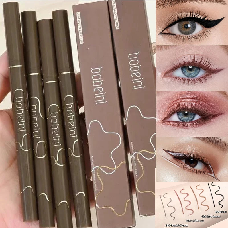 Slim Eyeliner Waterproof Sweat-proof Long-lasting Smudge-proof Qme