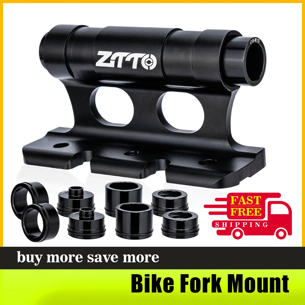 ZTTO Bike Fork Mount Quick Release Thru Axle Carrier Front Fork Block Car Roof Rack Support Bicycle Stand Holder Mtb Accessories Qme