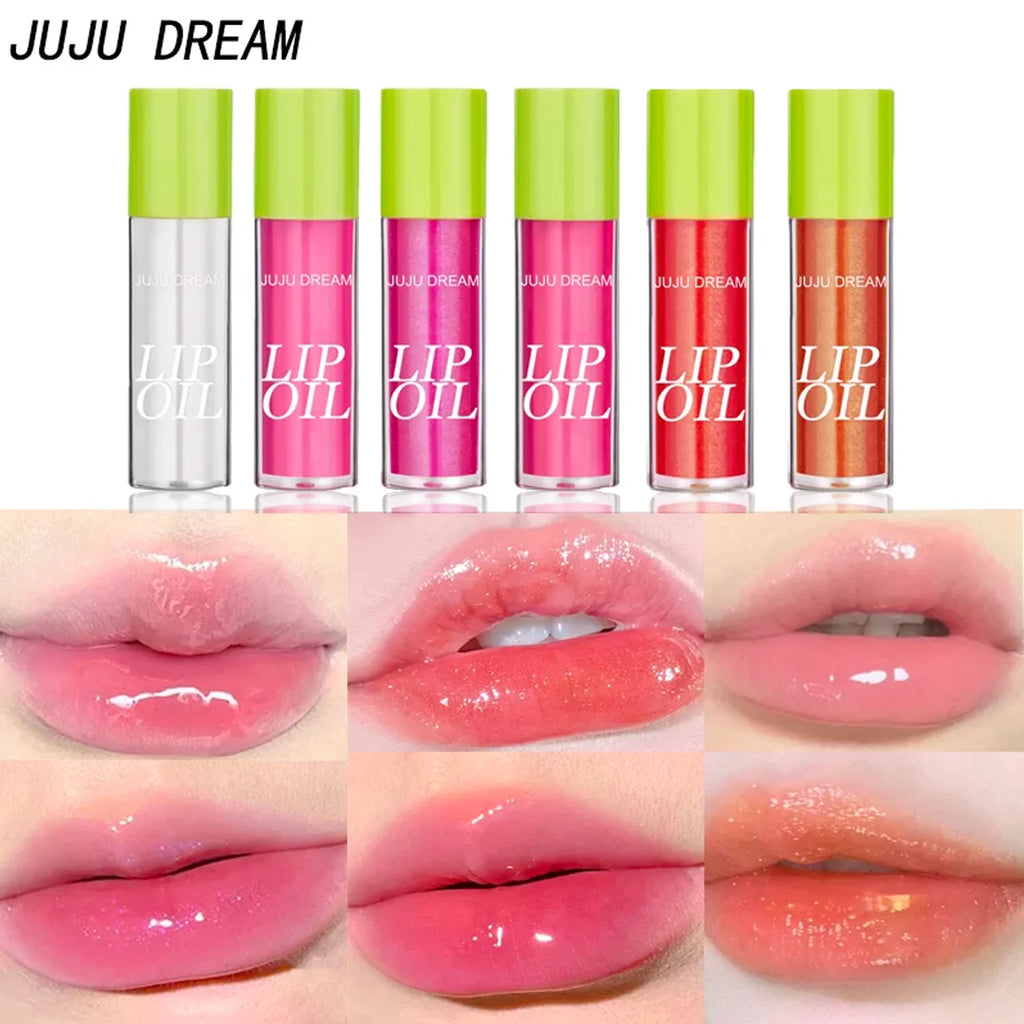 Lip Balm Oil Makeup Transparent Plumping Gloss Smooth Hydrated Qme