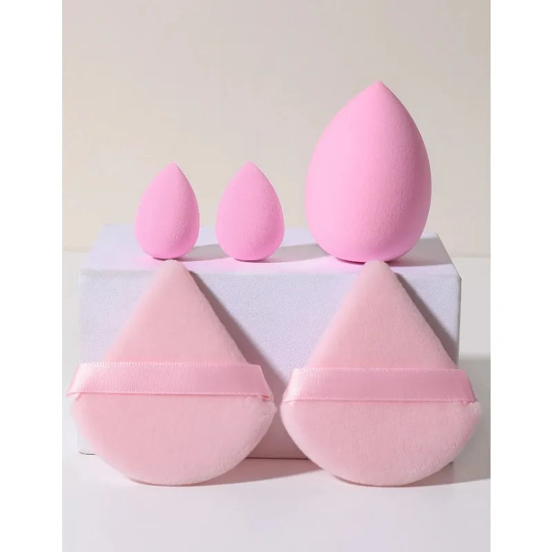 Makeup Sponge Suitable Cream Powder Concealer Loose Applicator Puff Qme pink