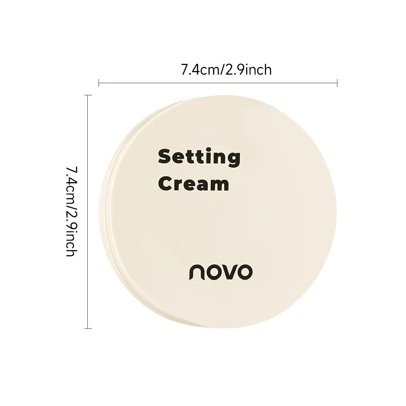 Jelly Setting Powder And Powder-Free Setting Cream Are Long-Lasting, Lightweight, Waterproof, Sweat-Proof And Non-Sticky Qme