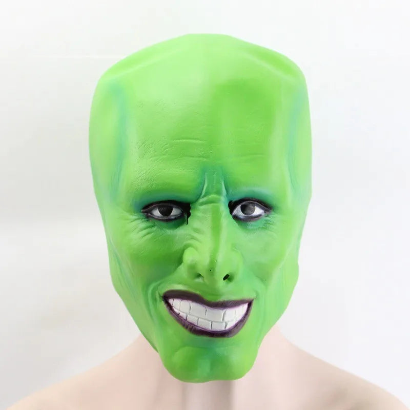 P-Jsmen The Mask Jim Carrey Cosplay Costume Adult Men Yellow Suit Uniform Outfits praty Halloween Carnival Costumes Qme Only Mask XXXL