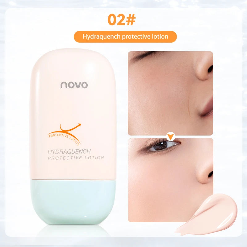 Primer Protective Cream Contouring Brightening Skin Tone Waterproof Qme 02
