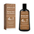 Water Ice Levin Natural Brown Hair Dye Shampoo 100ml Ginger Ginseng Oil Mild Coloring Smooth Frizzy Hair Care Qme Smoothing & Straightening