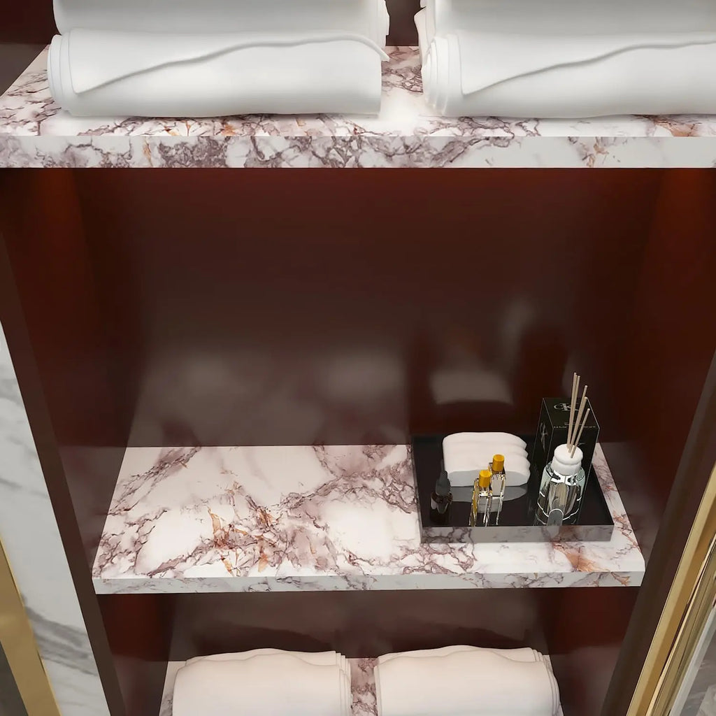 Home Decorative Contact Paper Oil Proof Wallpaper Waterproof Marble Qme