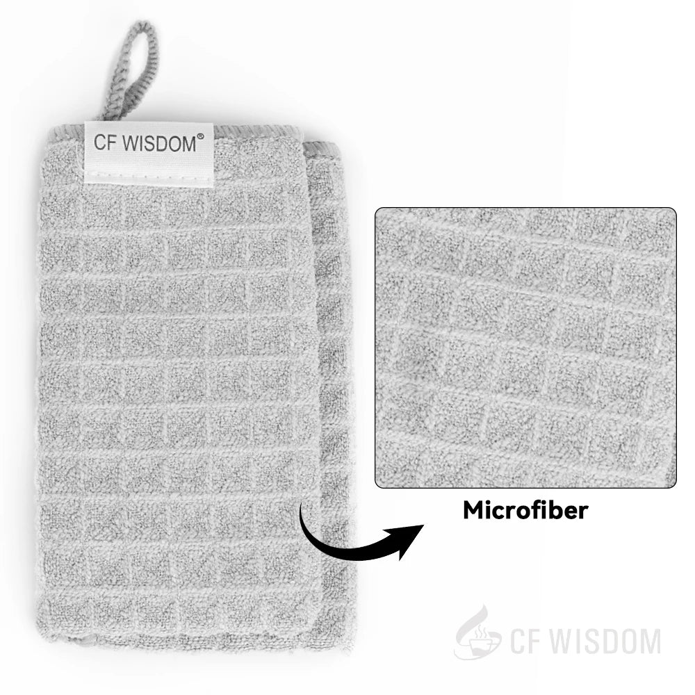 Barista Coffee Towels Absorbent Microfiber Cleaning Rag No Lint Cloth Qme