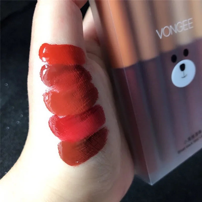 Lip Gloss Matte Velvet Lipstick Easy Female Student Qme