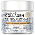 50g Collagen Retinol Stem Cell Day and Night Moisturizing Cream Retinol Niacinamide Hyaluronic Acid Improves Skin Elasticity Moisturizing and Nourishing Qme One Bottle 50g