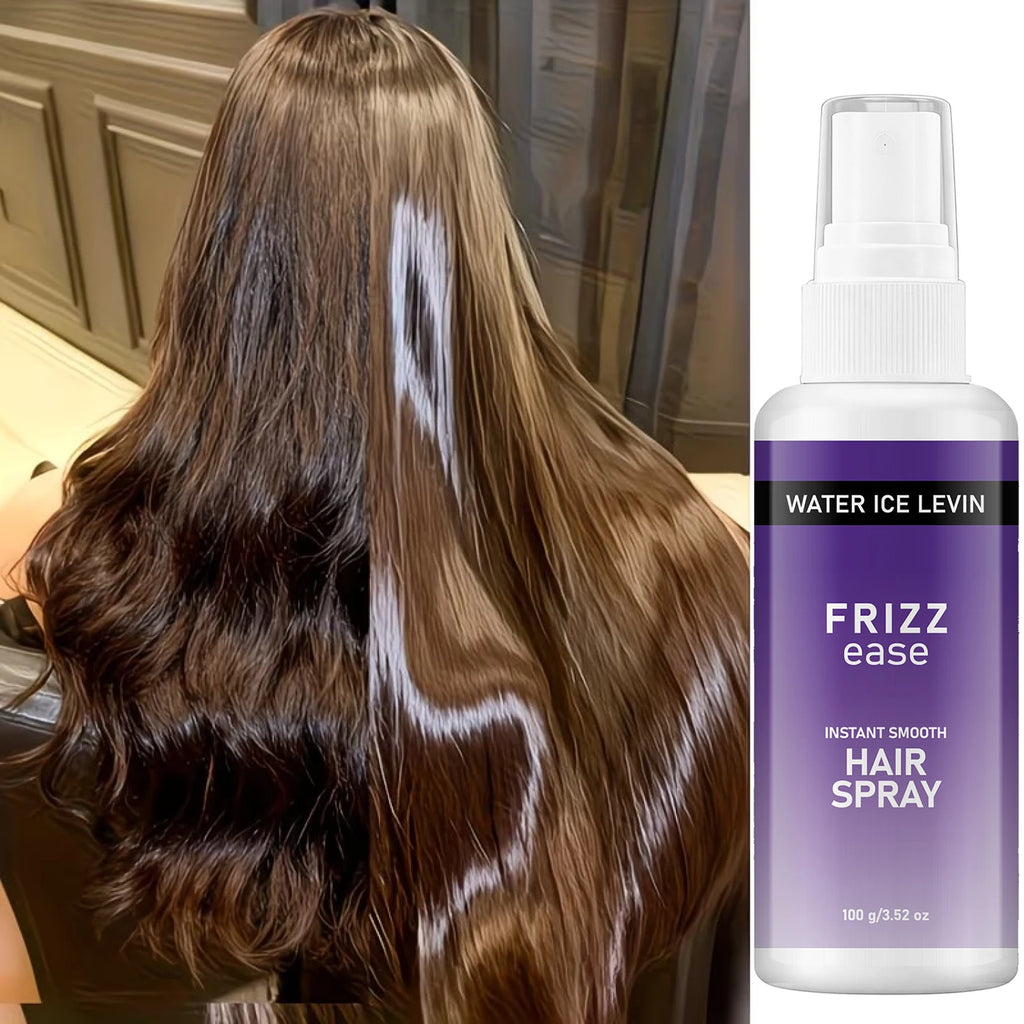 Water Ice Levin Frizz Ease Smooth Hair Spray 100g Collagen Bee Venom Hydrating Anti Frizz Flexible Hair Care Mist Qme Smoothing & Straightening