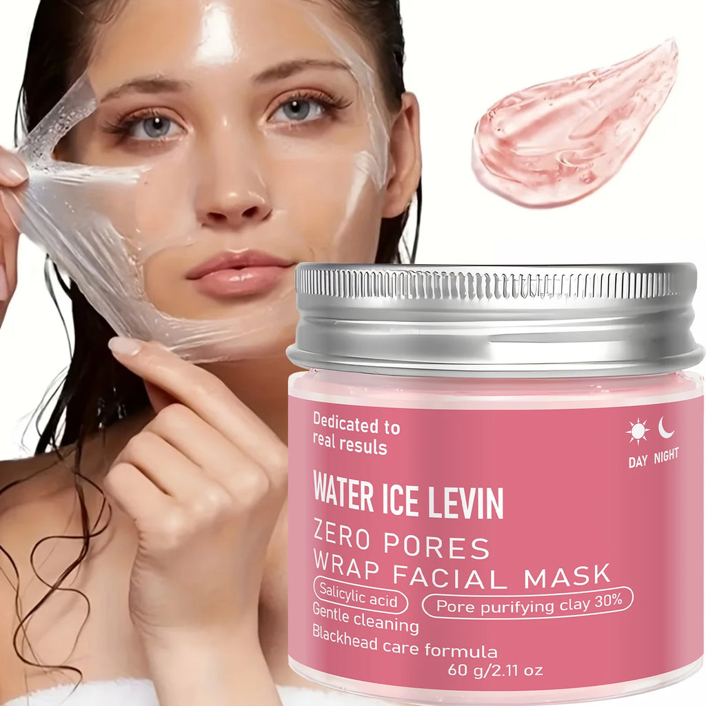 Salicylic Acid Clay Pore Cleansing Mask Gentle Exfoliate Care Blackheads Minimize Pores Hydrate Tighten Facial Skin Mask 60g Qme