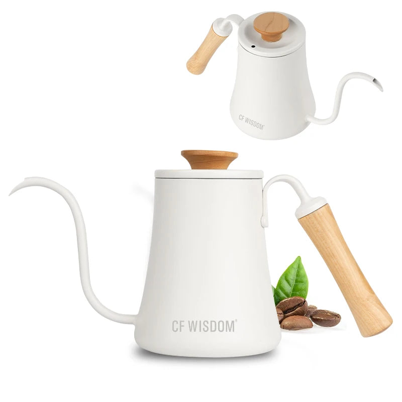 Japanese Pour Over Kettle Tea Coffee Gooseneck Design Precise Brewing Qme