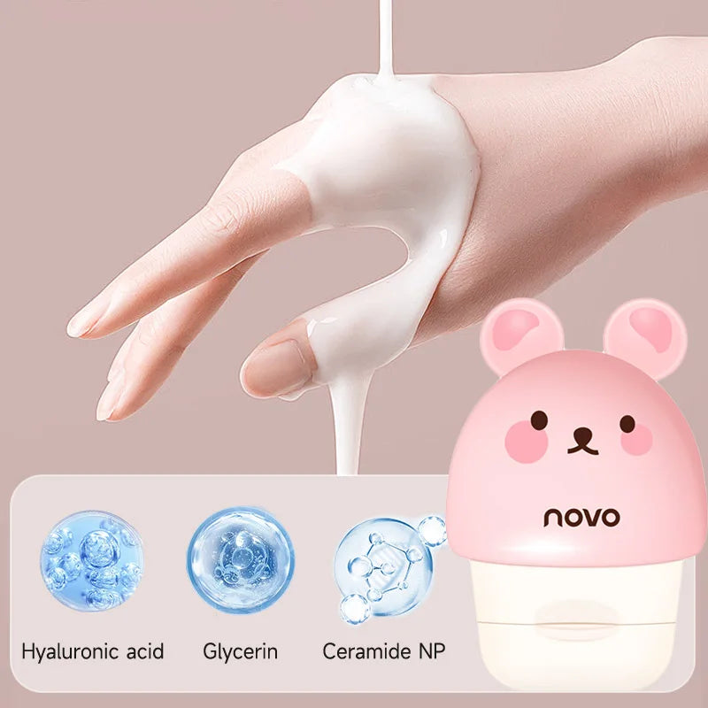 Bear Hyaluronic Acid Hand Cream - Deeply Moisturizing,Soothing, Non-Greasy,Fast Absorbing,Gentle And Non-Irritating Qme
