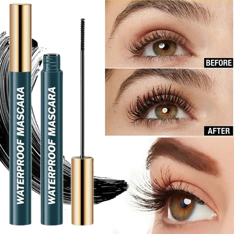Smudge-proof Mascara Long-lasting Waterproof Finish Natural Look Qme
