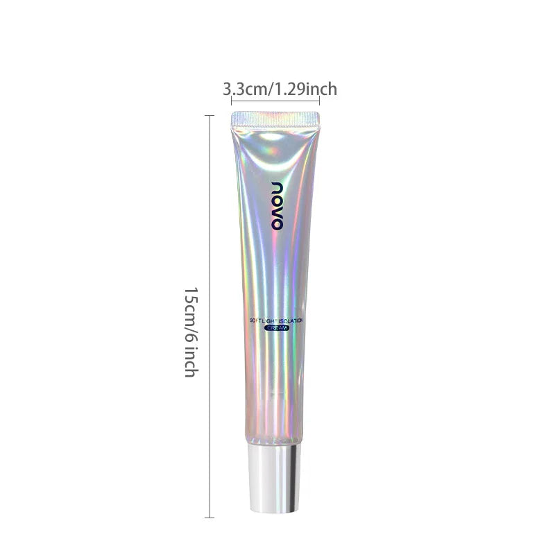 Hyaluronic Moisturizing Primer & Base Cream-For Face & Body, Long-Lasting, Non-Greasy, Evens Out Skin Tone, Covers Imperfections Qme