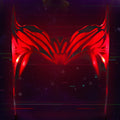 Superhero Scarlet Witch Glowing Mask Cosplay Headwear Acrylic Helmet Halloween Party festival Rave Outfit Props Accessories Qme Glowing mask