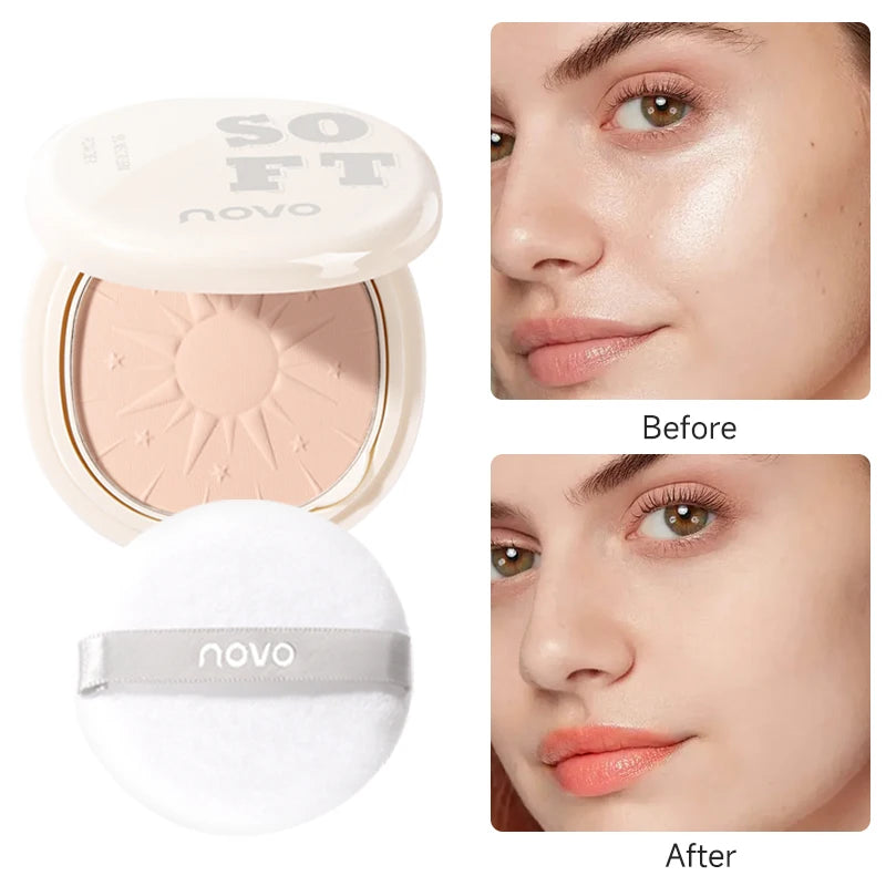 SPF30+Sunscreen Setting Powder - 24-Hour Oil Control, Long-Lasting Concealer, Waterproof, Sweat-Proof, Vitamin E Qme 01