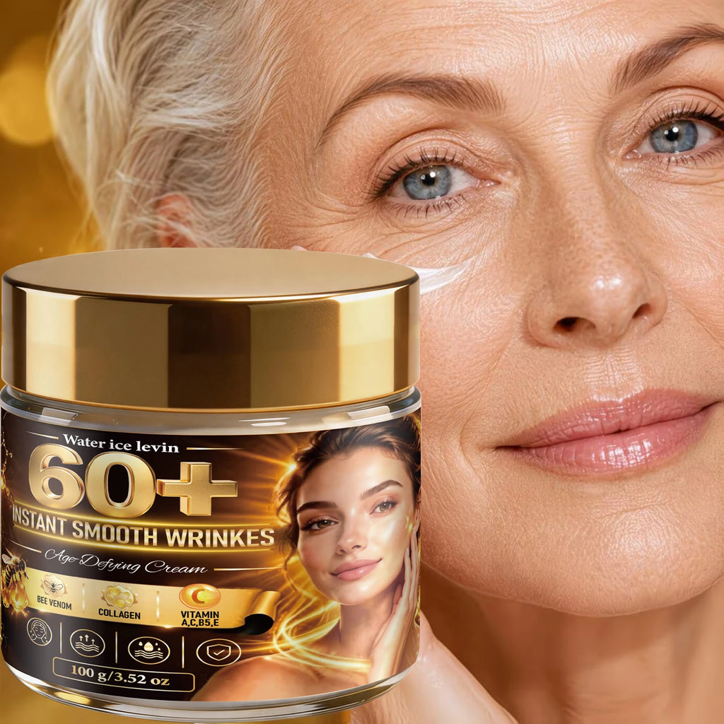 Water Ice Levin 100g Anti-Aging Face Cream Bee Venom Collagen Moisturize Firm Daily Nourishing Skin Care Qme