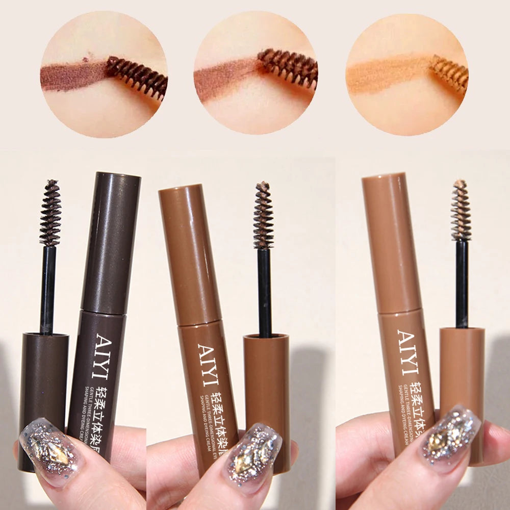 Long Lasting Eyebrow Dye Cream AIYI Waterproof Natural 3D Brow Qme