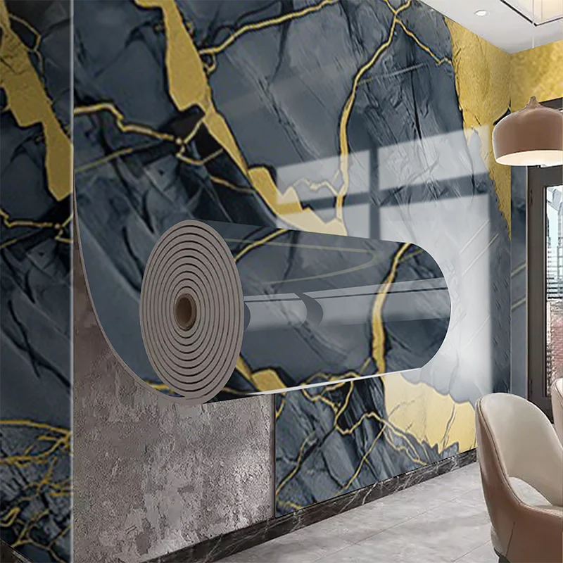 Marble Pattern Wall Stickers Waterproof Moisture Proof Self Adhesive Wallpaper Peel and Stick Decorative DIY Wall Art Wallpaper Qme CST-035 40cmx3m