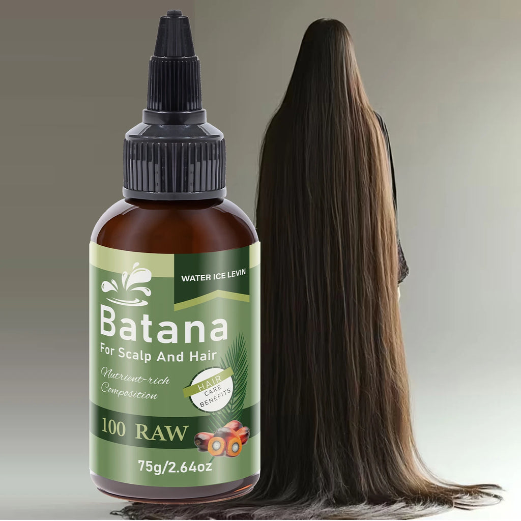 Batana Scalp & Hair Oil with Biotin & Keratin, Deeply Moisturizing & Repairing for All Hair Types, Nourishing Treatment. Qme