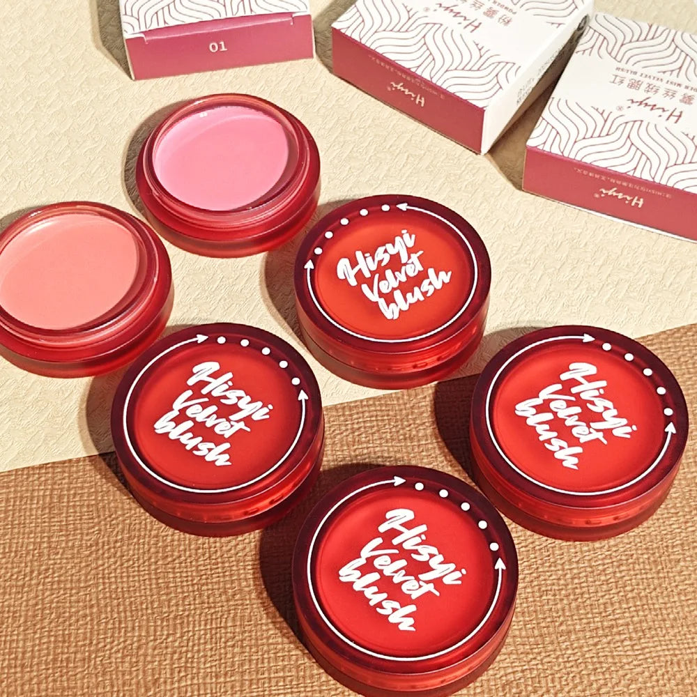 Putty Blush Creamy High-pigment Formula Vibrant Glow Long-lasting Qme