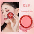 Putty Blush Creamy High-pigment Formula Vibrant Glow Long-lasting Qme Orange Pink