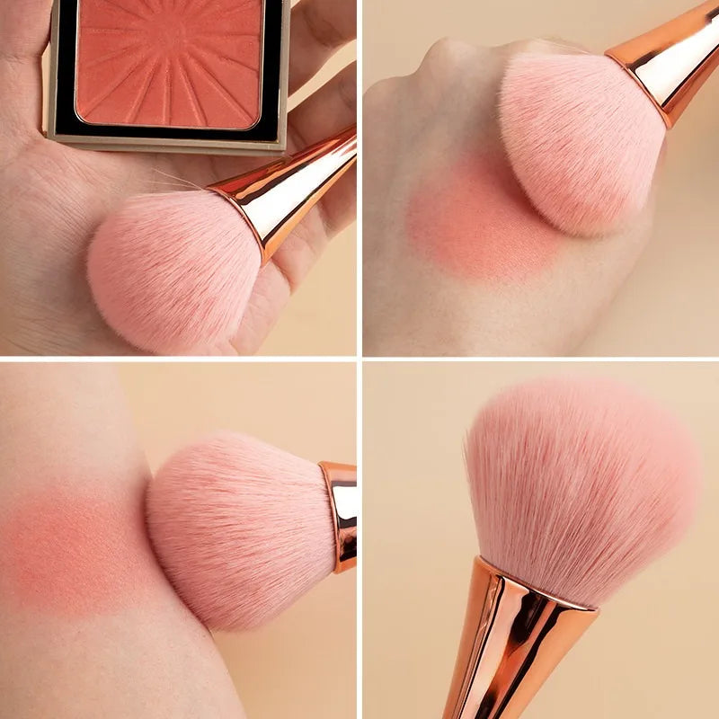 Small Waist Loose Powder Brush Fluffy Soft Hair Blush Setting Beauty Qme